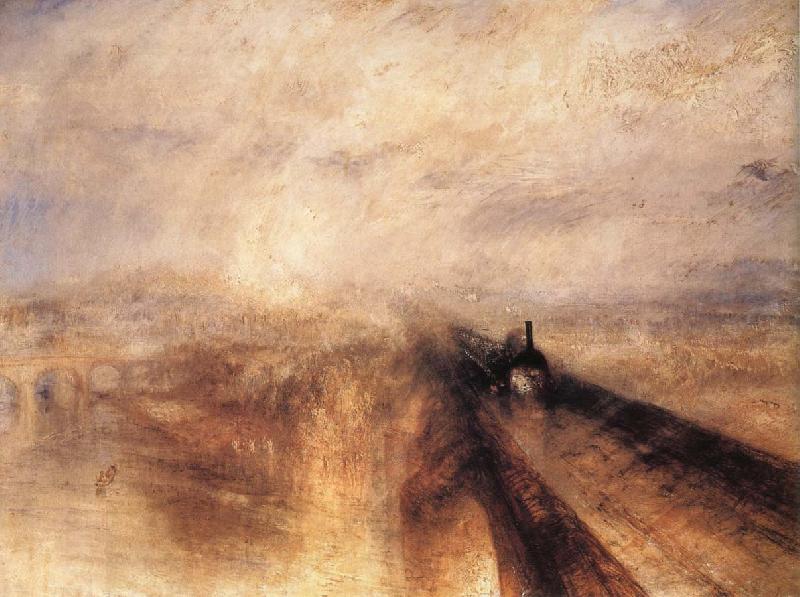 J.M.W. Turner Rain,Steam and Speed the Great Western Railway China oil painting art